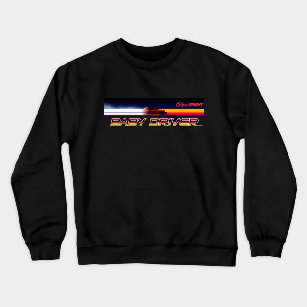 Baby Driver: Marquee B Crewneck Sweatshirt by cabinboy100